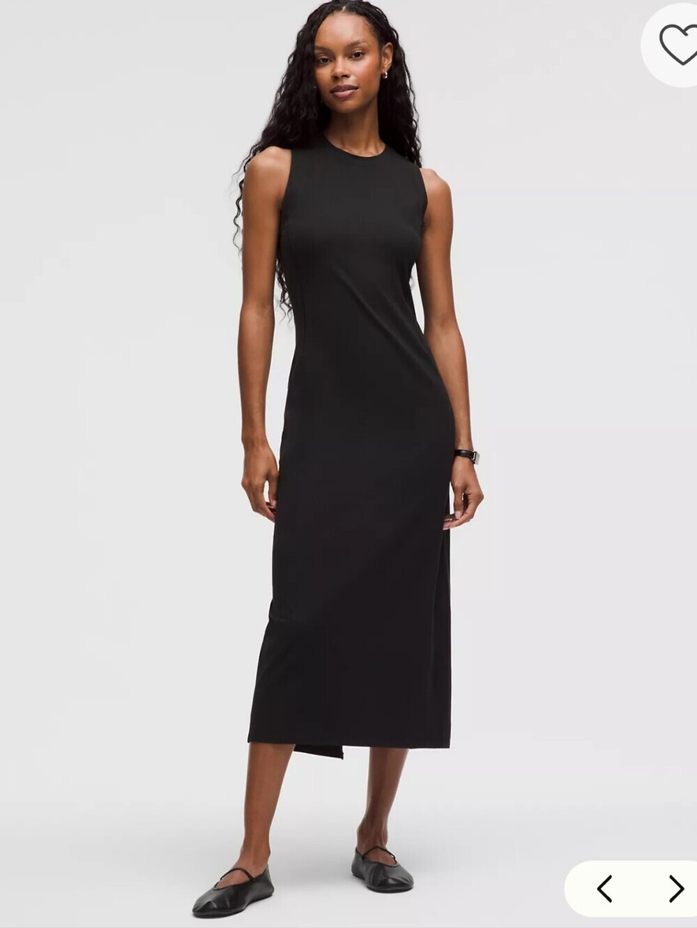 Lululemon All Alligned Ribbed Midi Dress